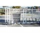 Puerta corredera 8mX1,5m/Alto. Fabricada con bastidor de tubo 60x40mm. Pilares 80x80mm, Incluye todo lo necesario.