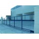 Puerta corredera 8mX1,5m/Alto. Fabricada con bastidor de tubo 60x40mm. Pilares 80x80mm, Incluye todo lo necesario.