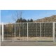 Puerta corredera 6mX1,5m/Alto. Fabricada con bastidor de tubo 60x40mm. Pilares 80x80mm, Incluye todo lo necesario.