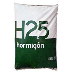 Hormigón mezclado en sacos. H-25
