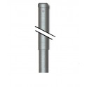 Pilar para suplemento de malla romboidal (1m altura útil) + 20cm de tubo de diámetro inferior para embutir