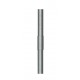 Pilar para suplemento de malla romboidal (1m útil + casquillo 20cm) para suplementar postes de Ø42mm