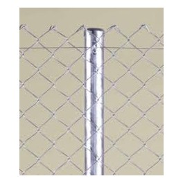 Poste para valla romboidal de 3,20m de alto y 48mm de diámetro 1,2mm espesor