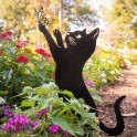 gato metal para jardin